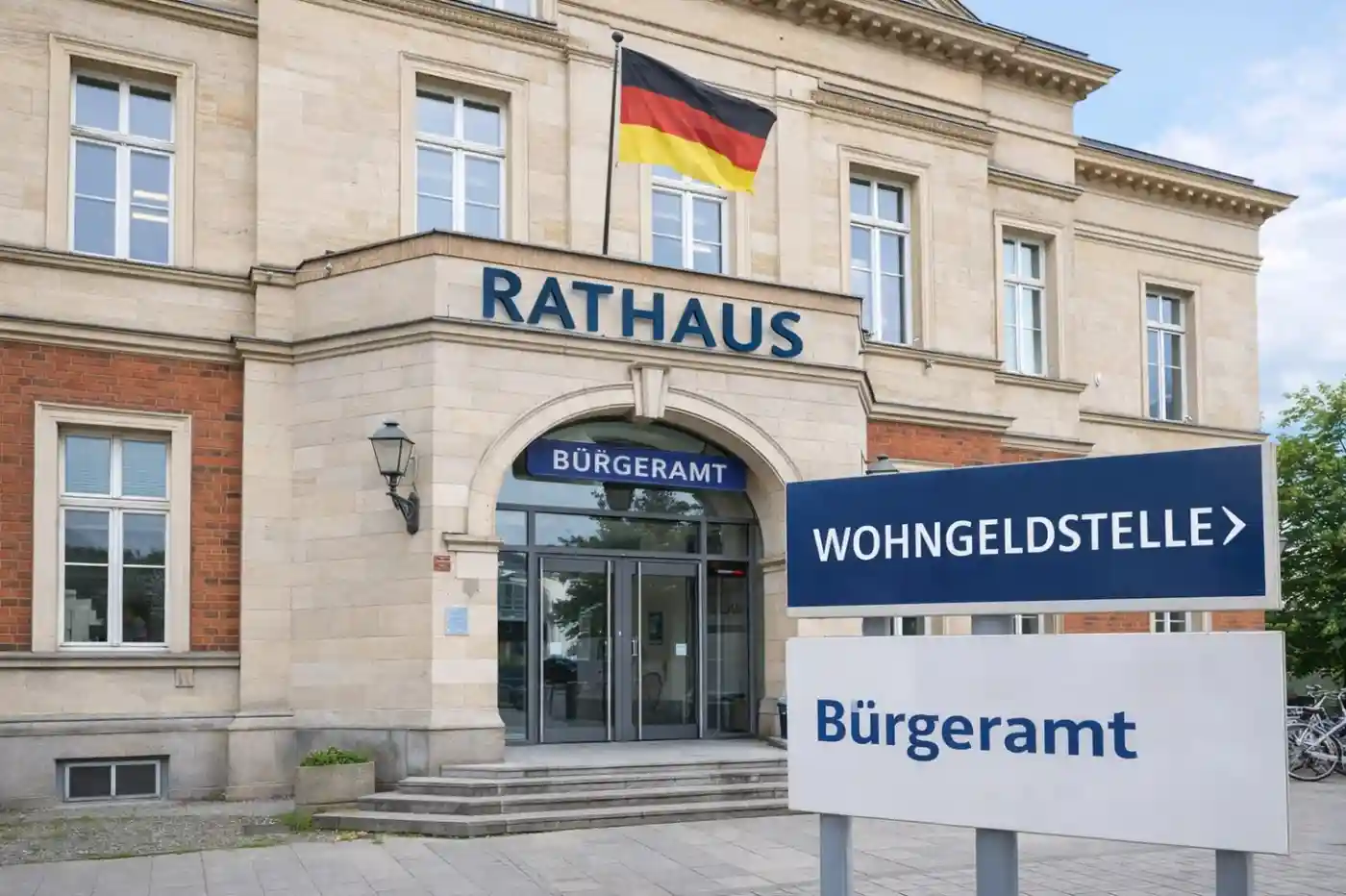 Wohngeldstelle im Rathaus zur Antragstellung