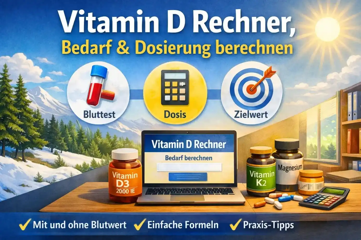 Vit D Bedarf