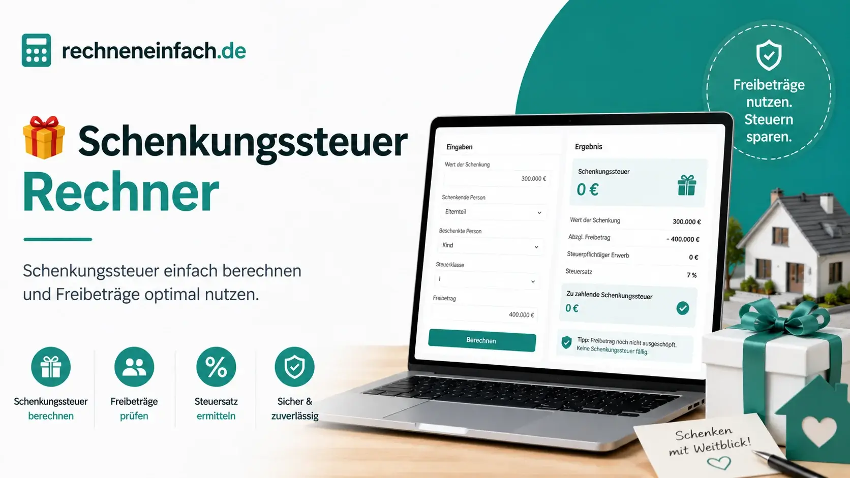 Schenkungssteuer Rechner
